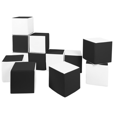 Lot de 12 blocs en mousse - Cubes Lot de 12 blocs en mousse - Cubes